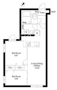 グランパセオ中目黒4 101 間取り図