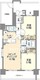 グラーナ上野 701 間取り図