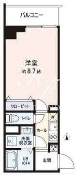 VISTA豊島 203 間取り図
