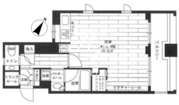 ステージグランデ新川 1005 間取り図