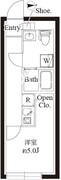 ル・クール渋谷本町 203 間取り図