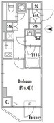 グランパセオ小岩 803 間取り図