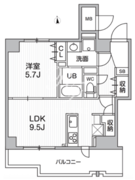エスレジデンス千住大橋ブロード 801 間取り図