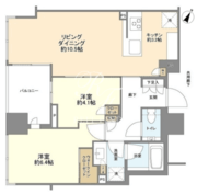 ブリリア二番町 1703 間取り図