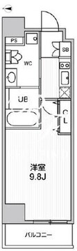 オルタナ中野 601 間取り図