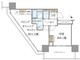 ブリリアタワー浜離宮 508 間取り図