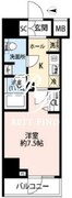 プレール・ドゥーク芝浦 703 間取り図