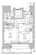 ドムススタイル高田馬場 201 間取り図