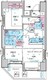 ジェノヴィア東日暮里グリーンヴェール 801 間取り図