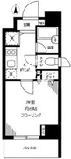 グロースメゾン亀戸 801 間取り図
