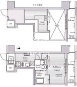 ミュゼ南麻布 703 間取り図