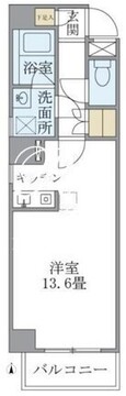 グランディール広尾 201 間取り図