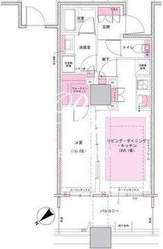 ブリリア有明スカイタワー 1915 間取り図