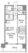ACPレジデンス三ノ輪 204 間取り図
