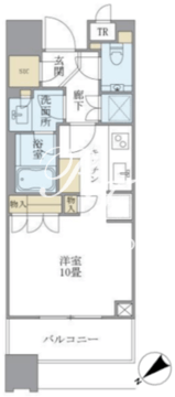 ブリリアタワーズ目黒 S-1103 間取り図