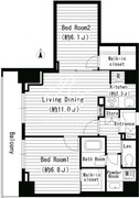 レガーロ西早稲田 1205 間取り図