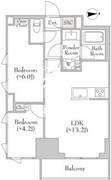ルミーク錦糸町 203 間取り図