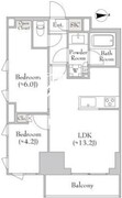 ルミーク錦糸町 403 間取り図