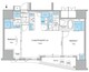 ルフォンプログレ北新宿 1105 間取り図