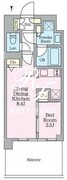 クレストコート東陽町 203 間取り図