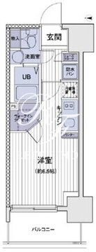 エスティメゾン大島 411 間取り図