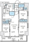 ロイヤルパークス赤羽ノース 201 間取り図