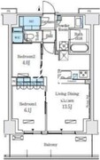 ロイヤルパークス赤羽ノース 204 間取り図