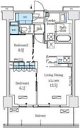 ロイヤルパークス赤羽ノース 205 間取り図
