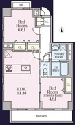 THE MANOR EXELSIOR 602 間取り図