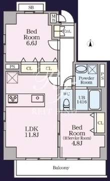 THE MANOR EXELSIOR 602 間取り図