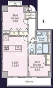 THE MANOR EXELSIOR 402 間取り図