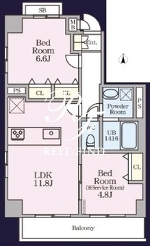 THE MANOR EXELSIOR 402 間取り図
