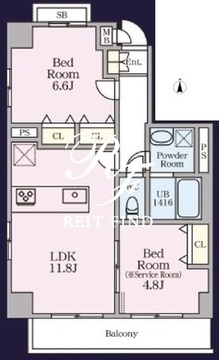 THE MANOR EXELSIOR 202 間取り図