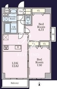 THE MANOR EXELSIOR 301 間取り図