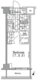 ワンルーフフラット月島 106 間取り図