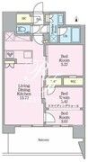 クレストコート東陽町 910 間取り図