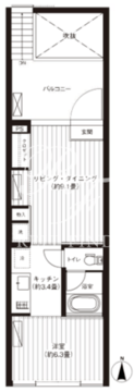 パークジオ学芸大学 202 間取り図