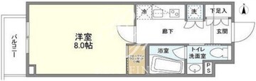 コンフォリア桜上水 325 間取り図