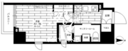 ステージグランデ新御徒町アジールコート 204 間取り図