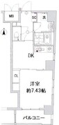 メイクスデザイン茅場町 202 間取り図