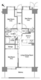 コンフォリア板橋仲宿 1306 間取り図