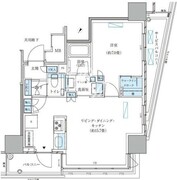 パークアクシス五反田スカイタワー 301 間取り図