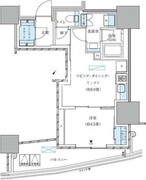 パークアクシス五反田スカイタワー 305 間取り図