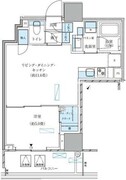 パークアクシス五反田スカイタワー 306 間取り図