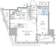 パークアクシス五反田スカイタワー 703 間取り図