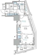 パークアクシス五反田スカイタワー 704 間取り図