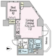 クレストコート目白新坂レジデンス 501 間取り図