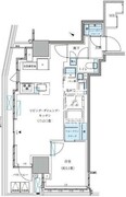 パークアクシス五反田スカイタワー 707 間取り図