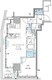 パークアクシス五反田スカイタワー 707 間取り図