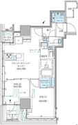 パークアクシス五反田スカイタワー 1107 間取り図